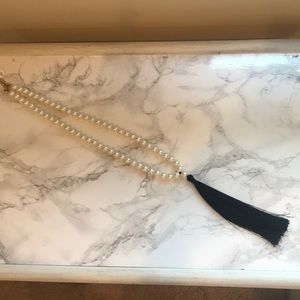 Pearl Tassel Necklace